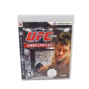 UFC Undisputed 2009 Sony PlayStation 3 PS3 Complete Disc Manual & Case
